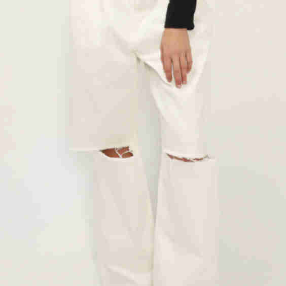 Vera Slash Cutout Jeans