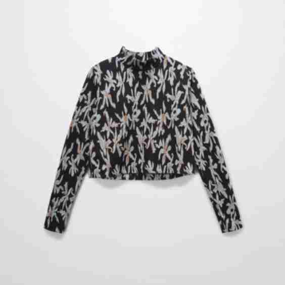 Hailey Boxy Mock Neck Top