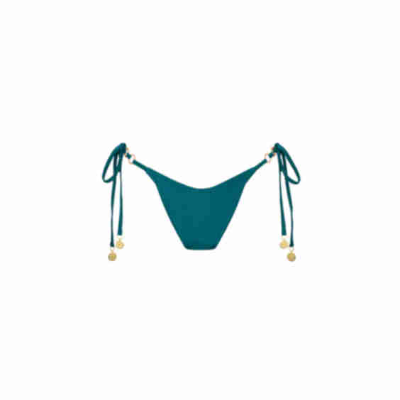 Trio Ring Cheeky Tie Bikini Bottom