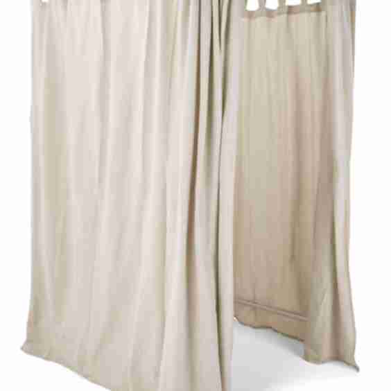 48" x 60" x 84.5" Aluminum Dressing Room Frame w/ Wheels