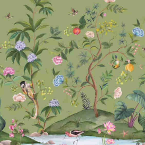 Myanmar Lagoon Nature Wall Mural