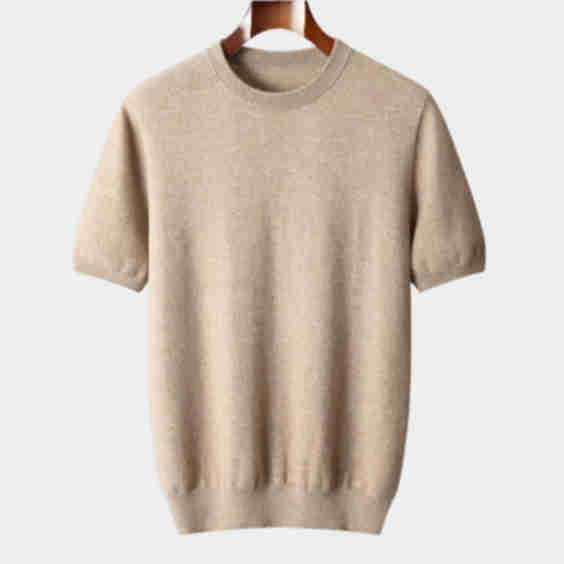 Premium Cashmere Classic Crewneck T-Shirt