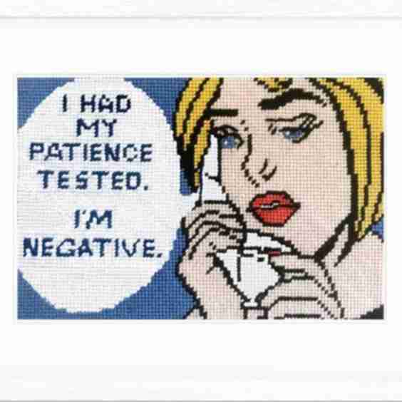Patience Tested Funny Needlepoint Kit
