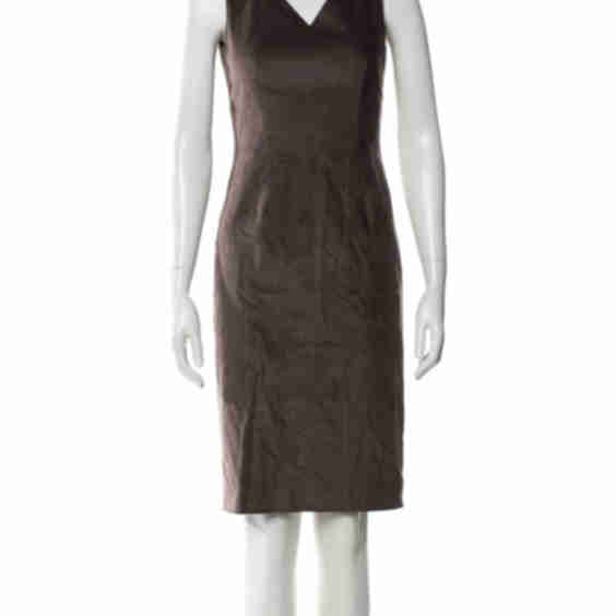 V-Neck Mini Dress (Pre-Owned)