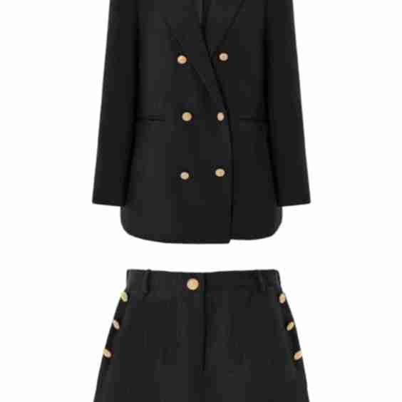 Tweed Blazer Shorts Sets