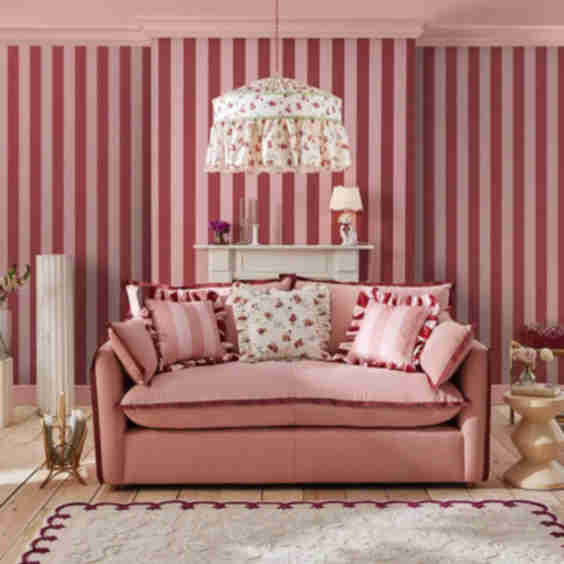Canopy Stripe Wallpaper