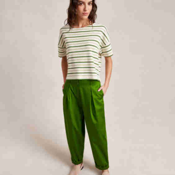 Short Sleeve Breton Tee