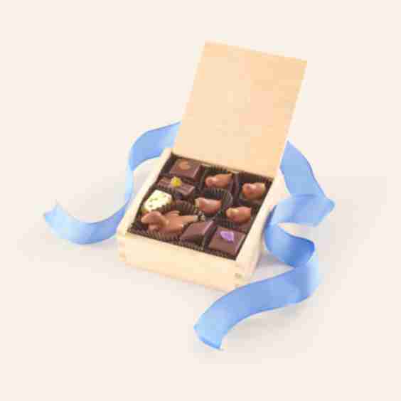 Chocolate Mother Duck & Ducklings, Small