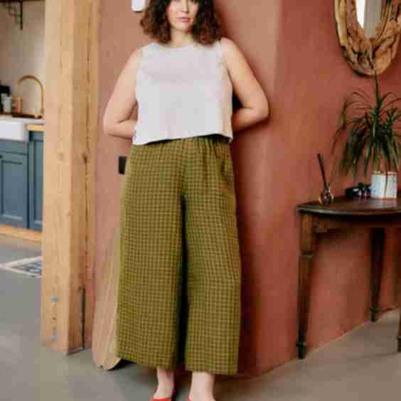 Maxi Wels Wide Leg Linen Pants