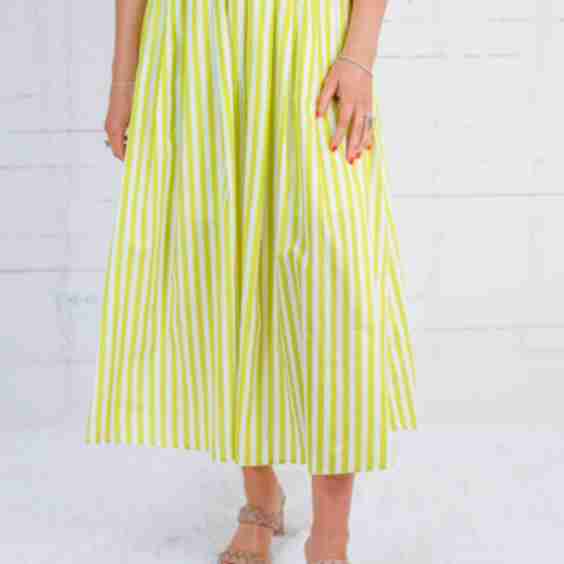 Elastic Waistband Maxi Skirt