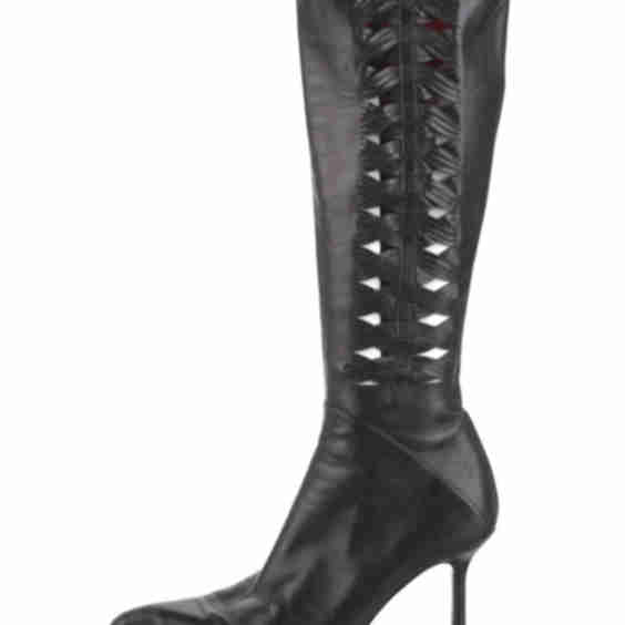 Leather Pointed-Toes Boots