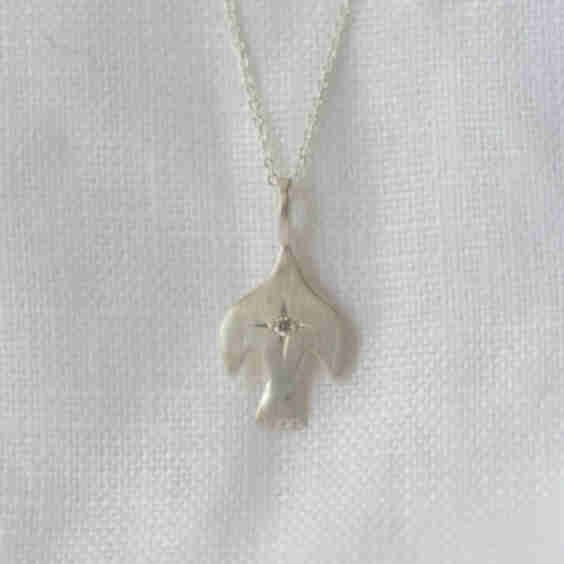 Sterling Silver Rise Necklace