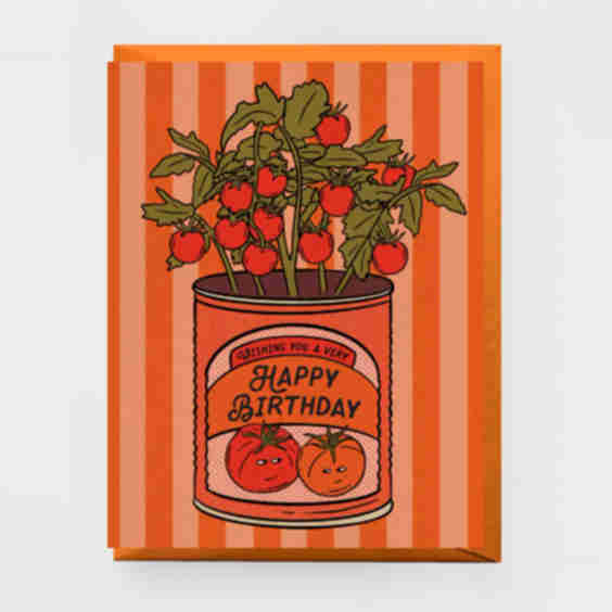 Tomato Birthday Card