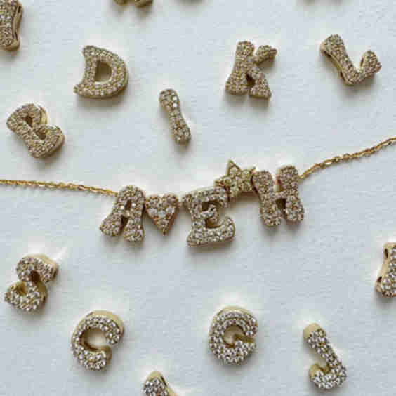Twinkle Micropave Charm Necklace