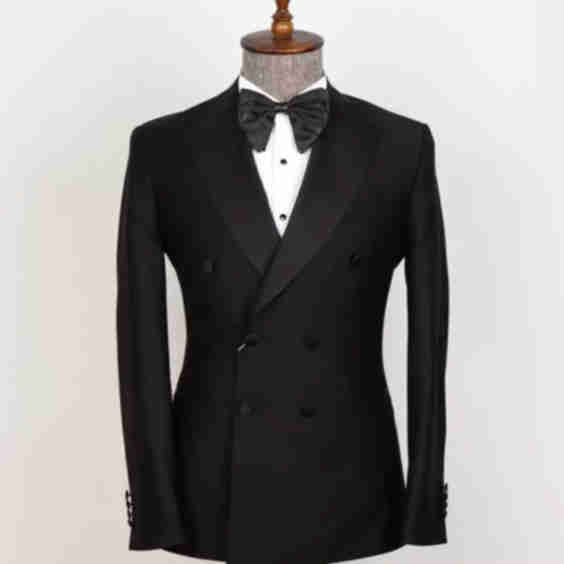 Lapel Double Breasted Dinner Tuxedo