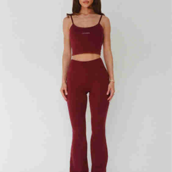 Organic Cotton Flare Leggings