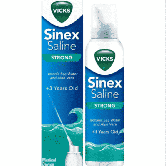 Sinex Strong Saline Nasal Spray 3in1 Action