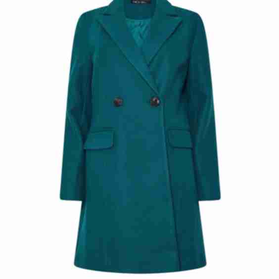 Double Breasted Mid Length Coat