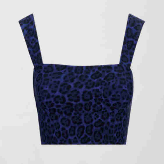 Square Neck Bra Top in Melt