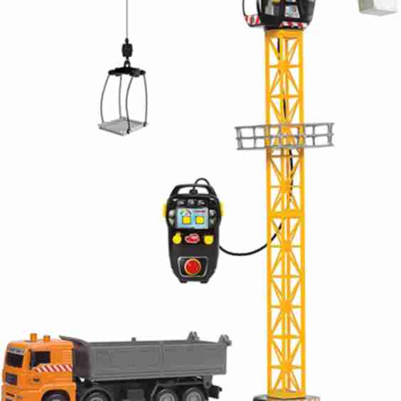 Mega Crane Remote Control Set With Truck