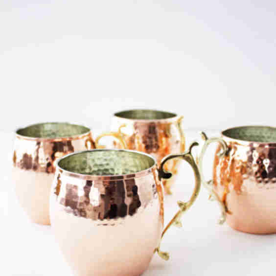 Vintage Inspired Moscow Mule Mugs Set
