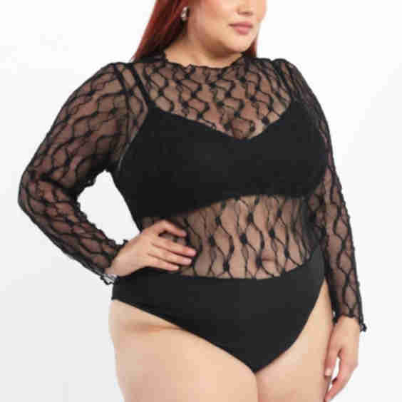 Bodysuit Long Sleeve Lace