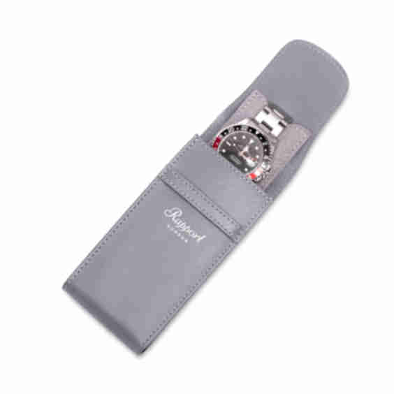 Hyde Park Single Watch Leather Pouch