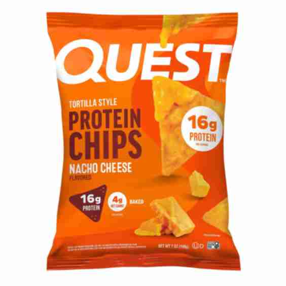 Nacho Cheese Flavored Tortilla Style Protein Chips
