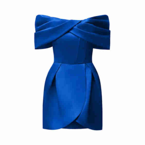 Love In Bloom Off-Shoulder Mini Dress