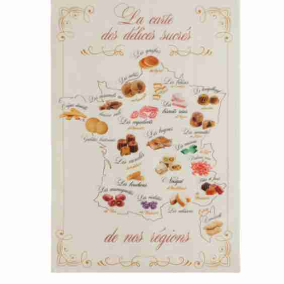 Carte Gourmande – Tea Towel