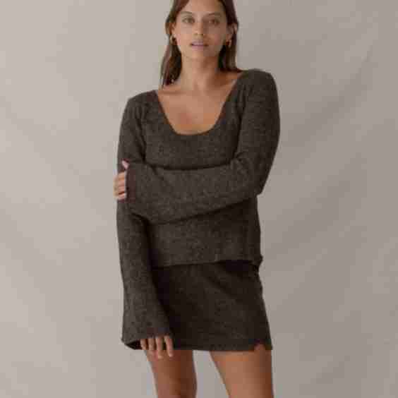 Paloma Longsleeve Knit Top