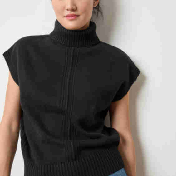 Turtleneck Wedge Sweater