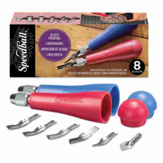 Linoleum Cutter Sets and Replacement Blades