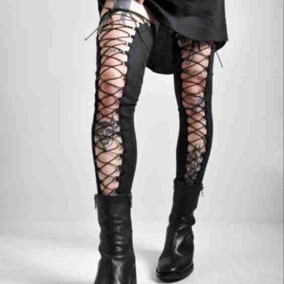 Lace Up Leg Warmers