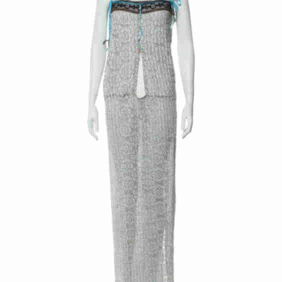 Printed Long Dress