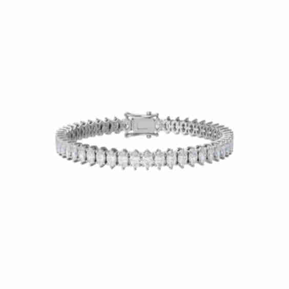 Signature x HF Fine Jewelry Marquise Tennis Bracelet