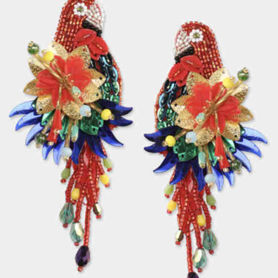Parrot Earrings 