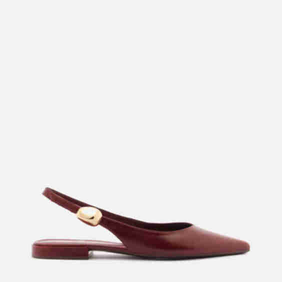 Farrah Ballet Leather Flat