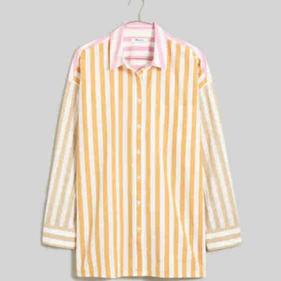 Signature Poplin Oversized Shirt