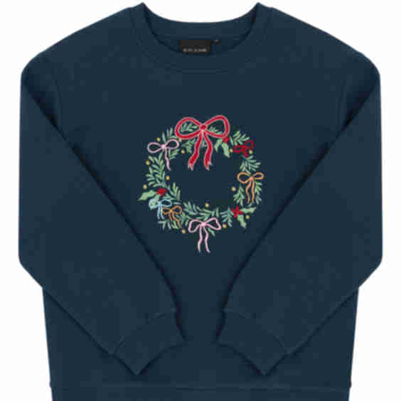O F Festive Wreath Sweatshirt