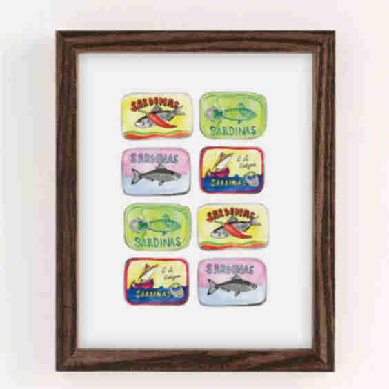 Sardinas Art Print