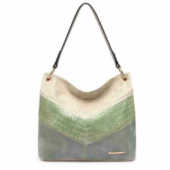 Hobo Top Handle Handbag with Zipper