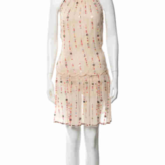 Printed Mini Dress (Pre-Owned)