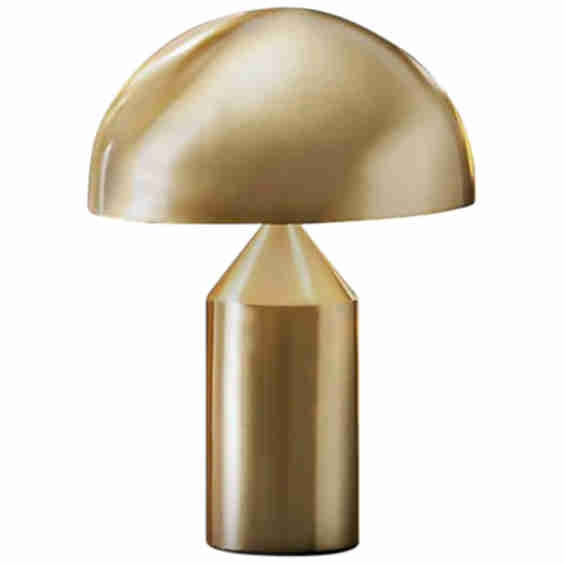 Atollo Metal Table Lamp by Vico Magistretti