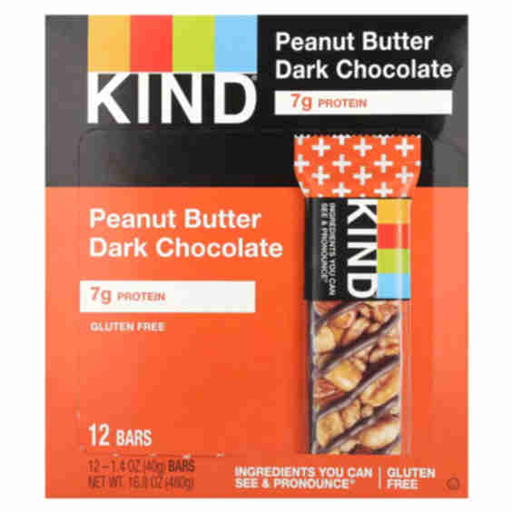 Kind Bars Protein Bars Peanut Butter Dark Chocolate