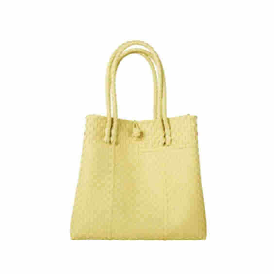 The Maxi Piper Handwoven Tote Recycled Plastic