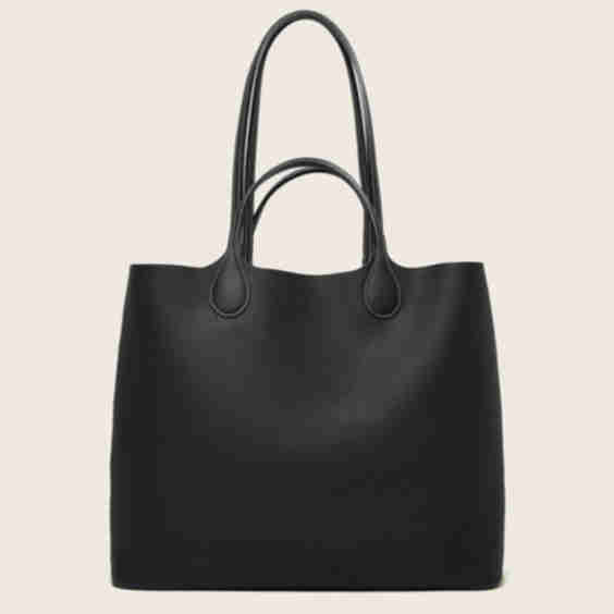 Large Yesod Tote Bag in Leather 