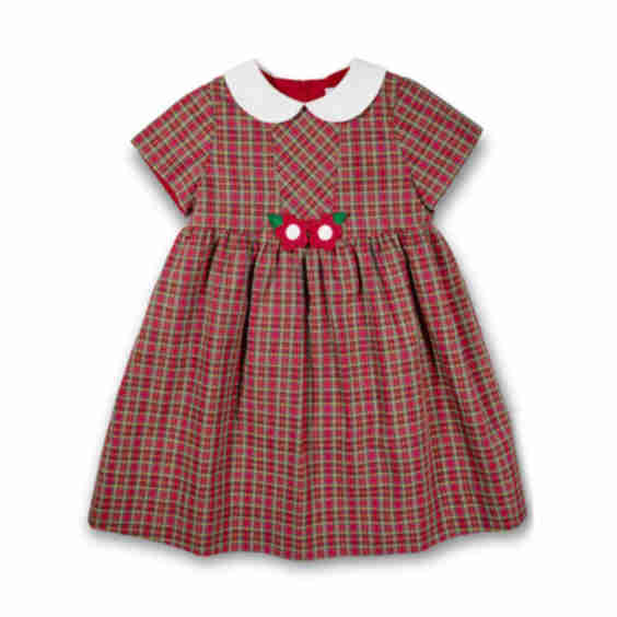 Plaid Dress With Bows