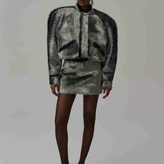 Nuren Pony Hair Skirt