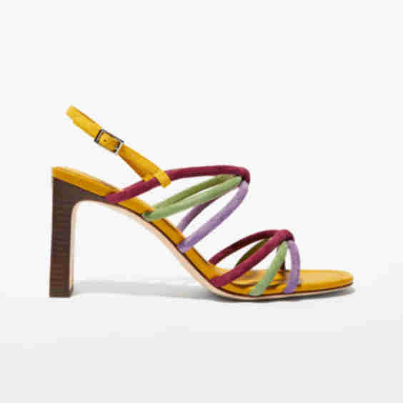 Strappy Suede Sandals
